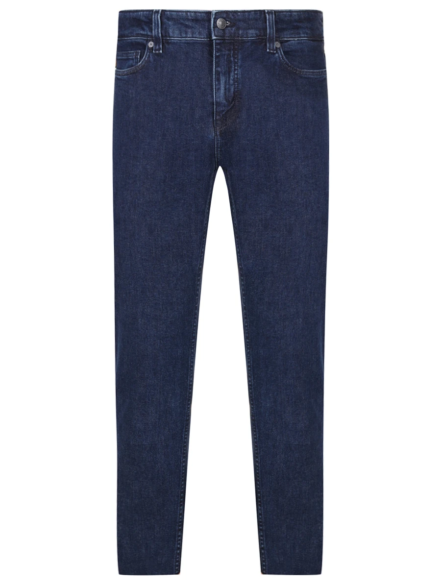 Джинсы Slim Fit хлопковые BOSS 50532515/407 Синий 