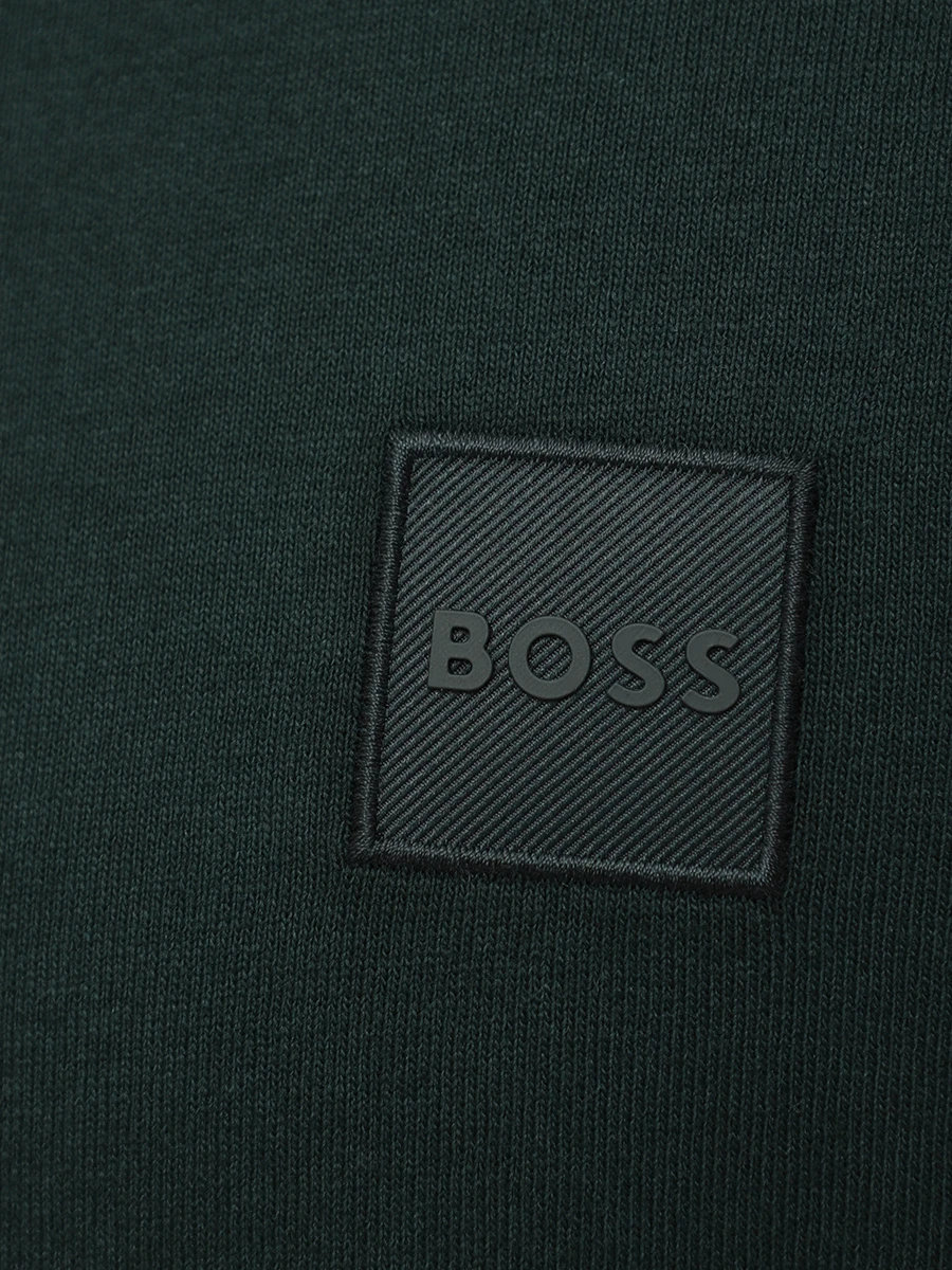 Футболка хлопковая BOSS 50508584/350 Зеленый  Фото 6