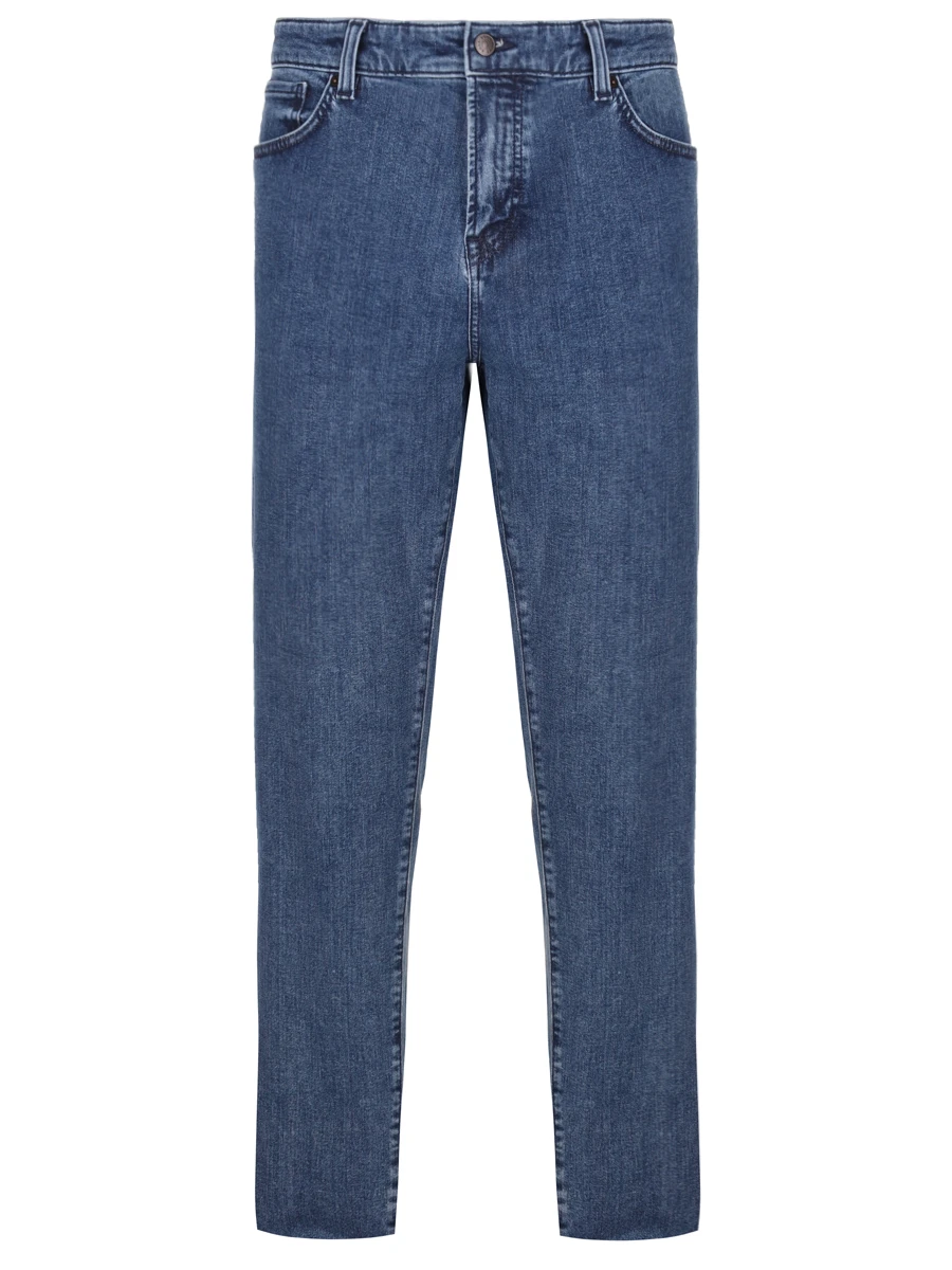 Джинсы Regular Fit хлопковые BOSS 50532520/421 Голубой 