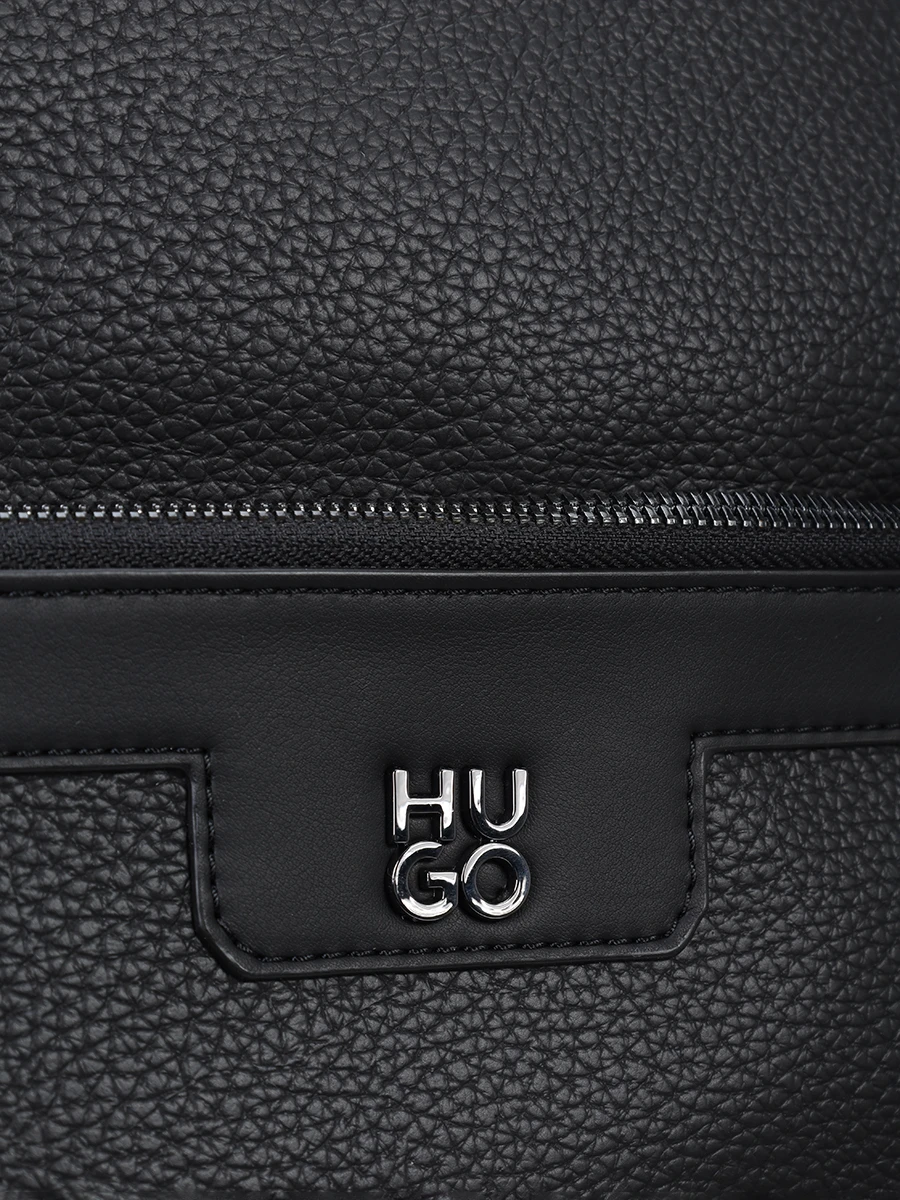 Рюкзак из экокожи Nesh HUGO 50529481/001 Черный  Фото 5