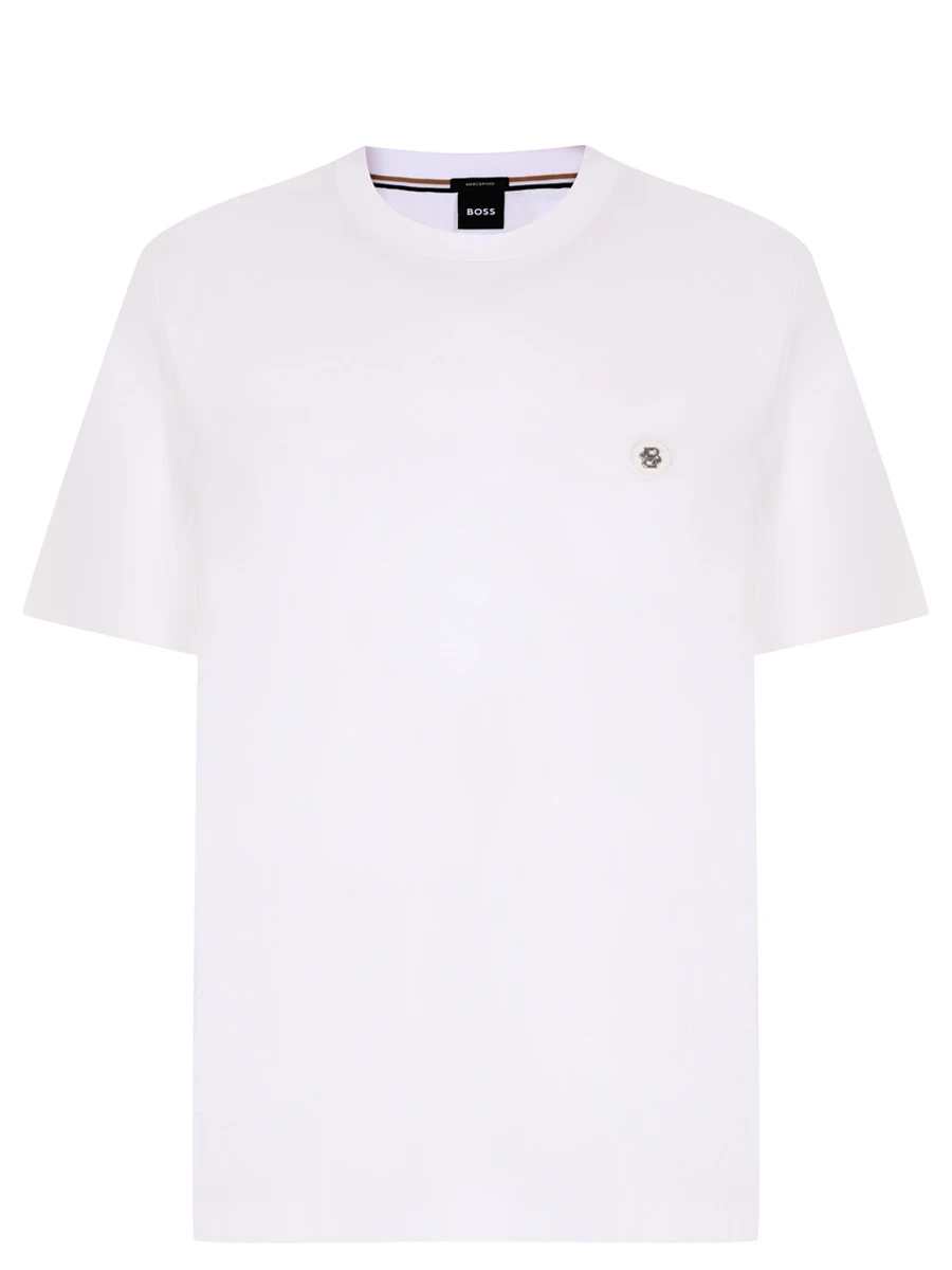 Футболка хлопковая BOSS 50520298/100 Белый 