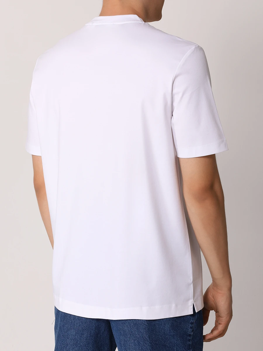 Футболка хлопковая BOSS 50520298/100 Белый  Фото 3