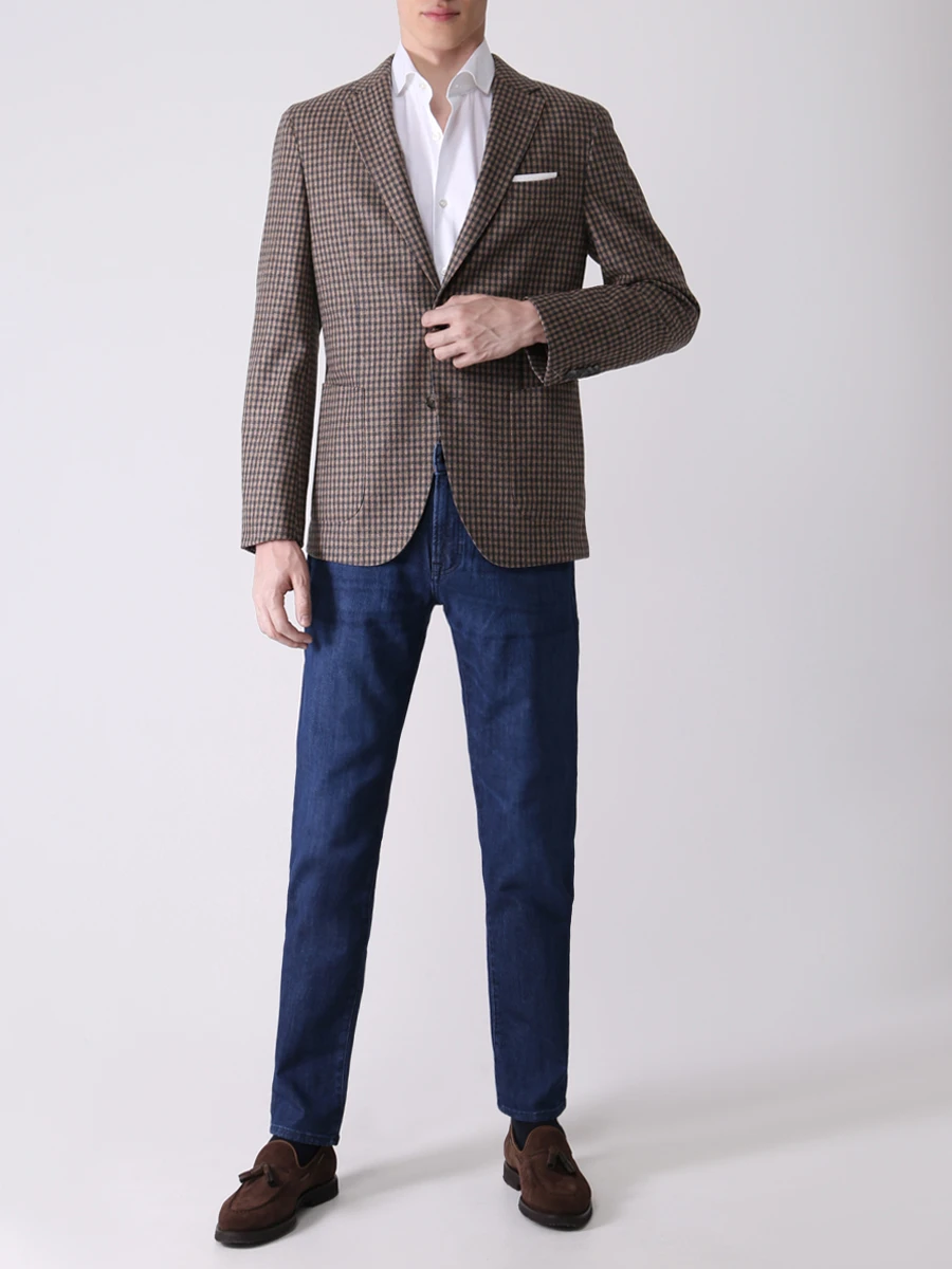 Рубашка Regular Fit хлопковая BOSS 50479948/100 Белый  Фото 2