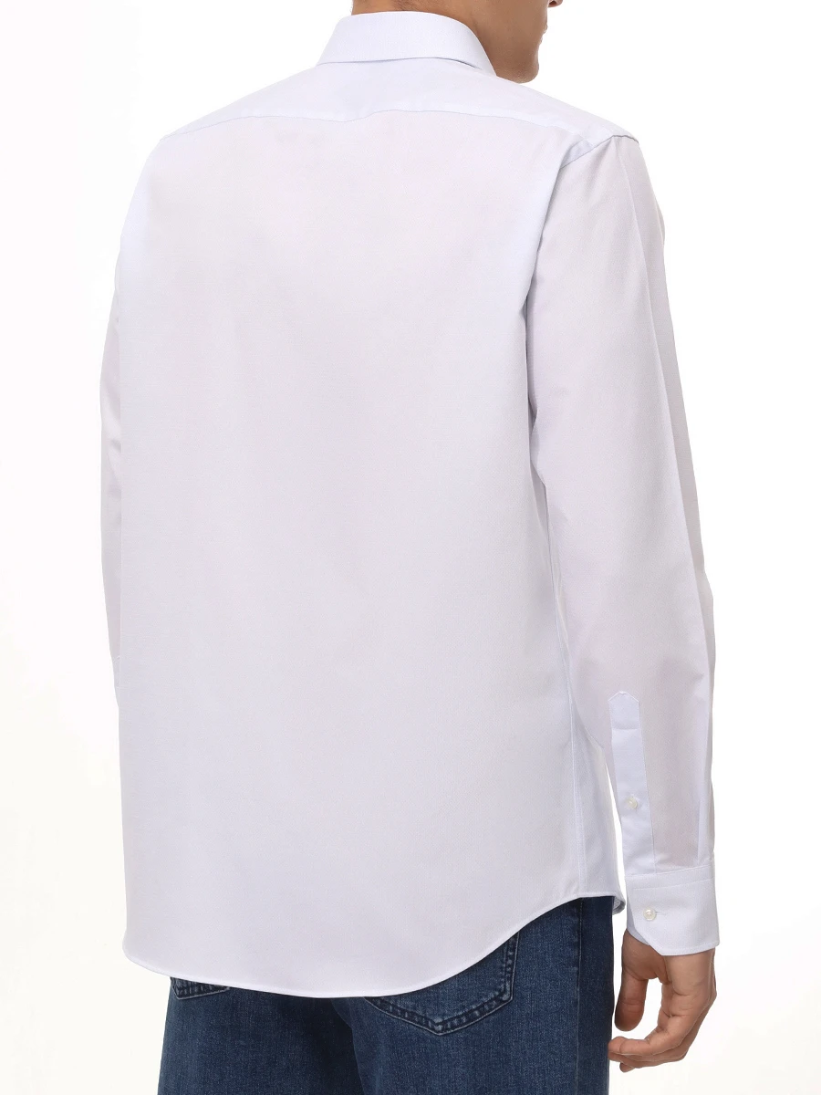 Рубашка Regular Fit хлопковая BOSS 50533979/100 Белый  Фото 3