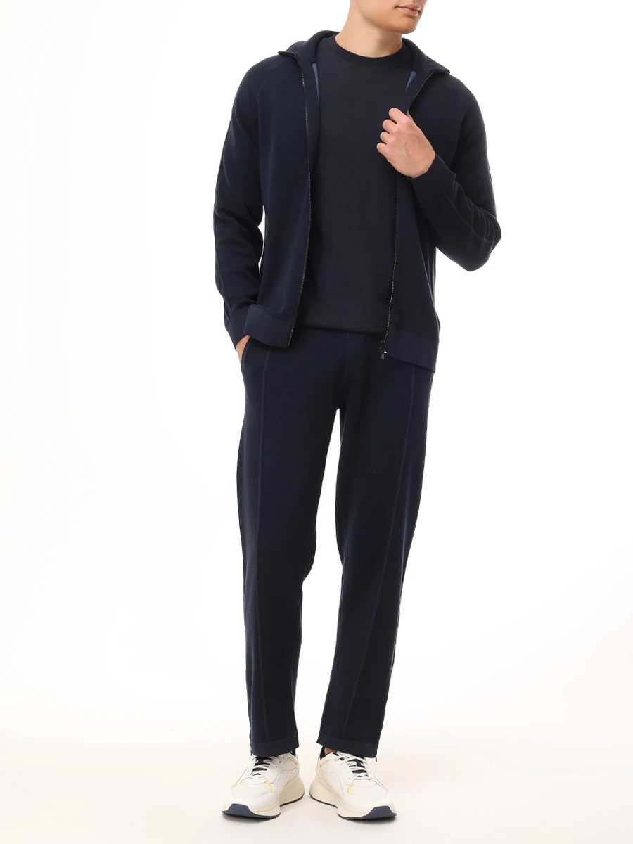 Футболка хлопковая BOSS 50501097/404 Синий  Фото 2