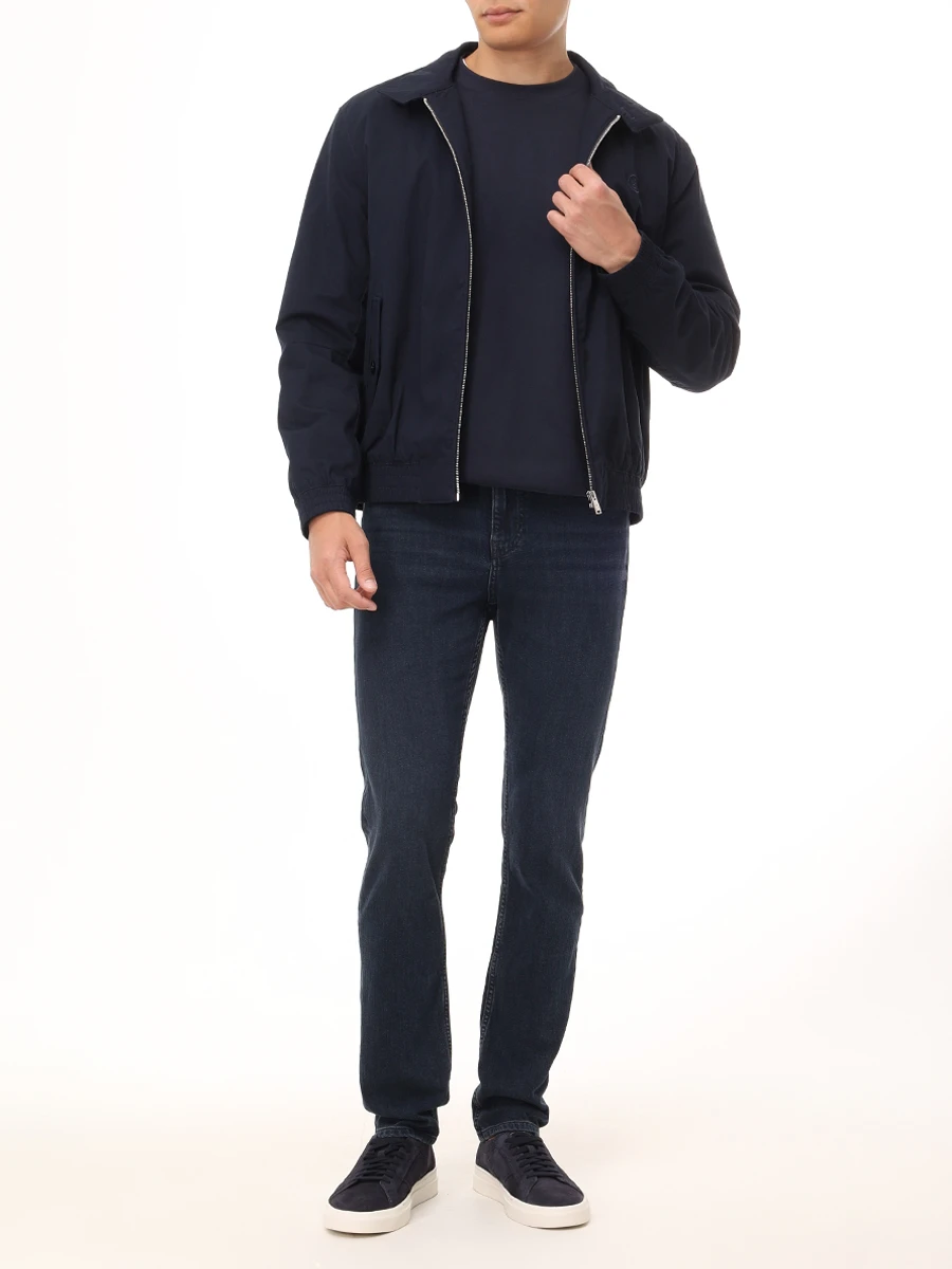 Джинсы Slim Fit хлопковые BOSS 50533173/408 Синий  Фото 2