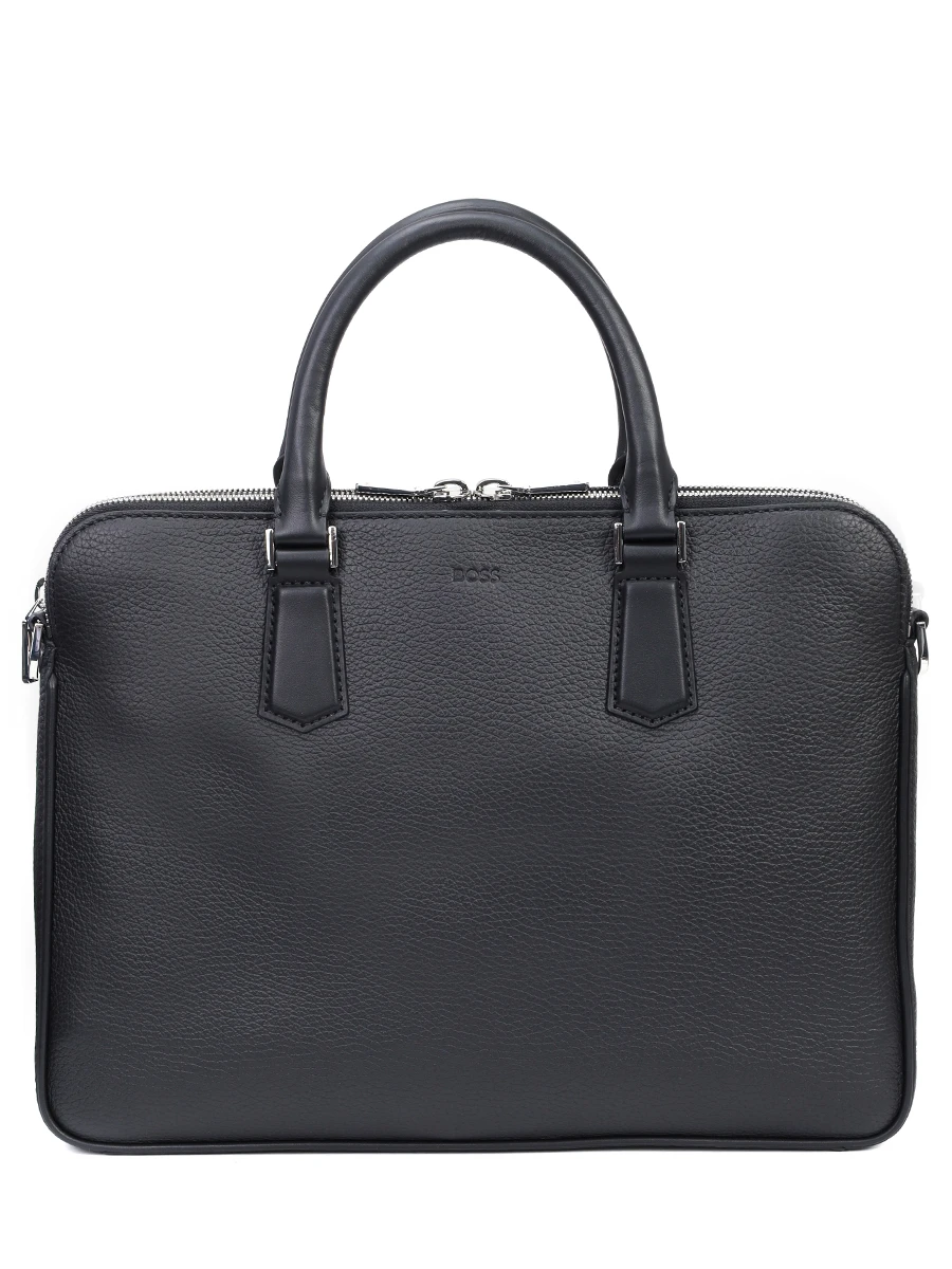 Сумка кожаная BOSS 50529302/001 Черный 