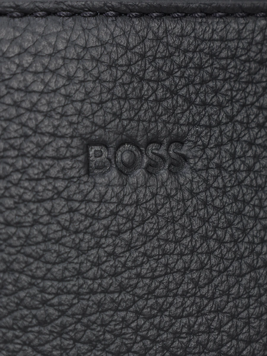 Сумка кожаная BOSS 50529302/001 Черный  Фото 5