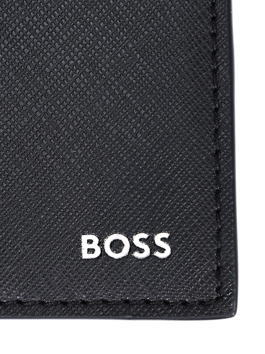 Портмоне кожаное BOSS 50536710/001 Черный  Фото 4