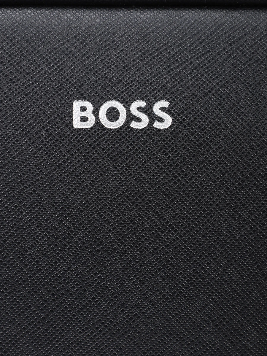 Сумка кожаная BOSS 50536140/001 Черный  Фото 5