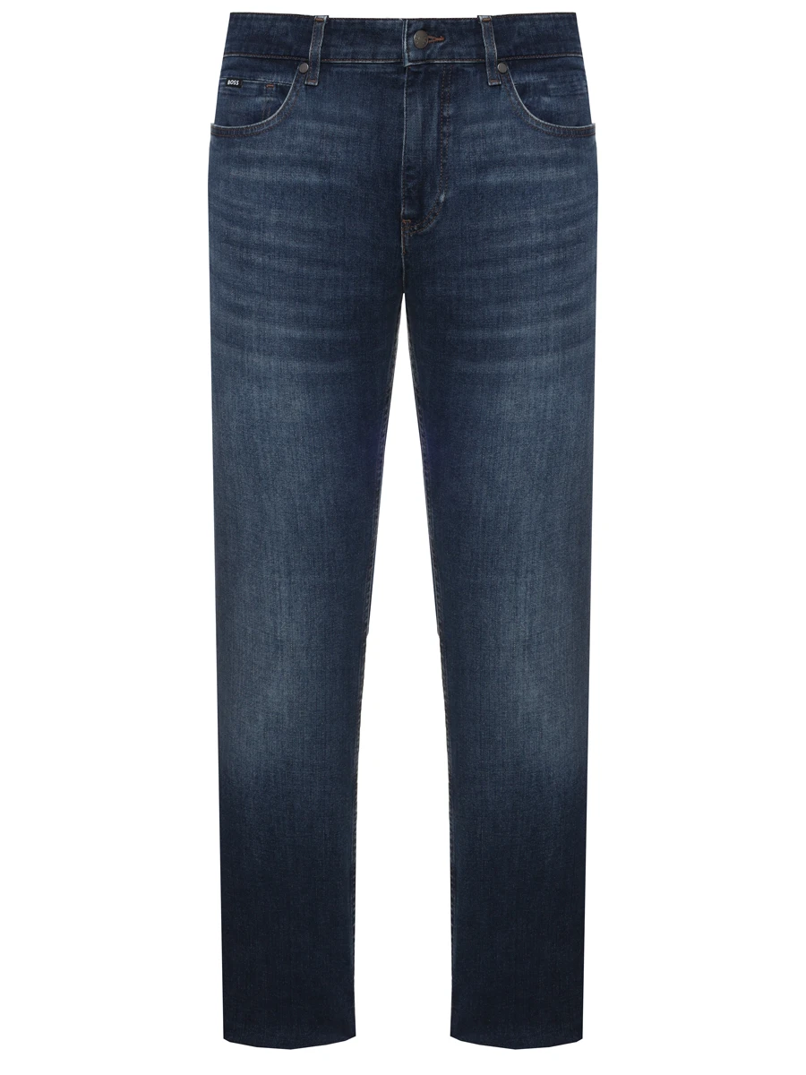 Джинсы Slim Fit хлопковые BOSS 50537390/419 Синий 