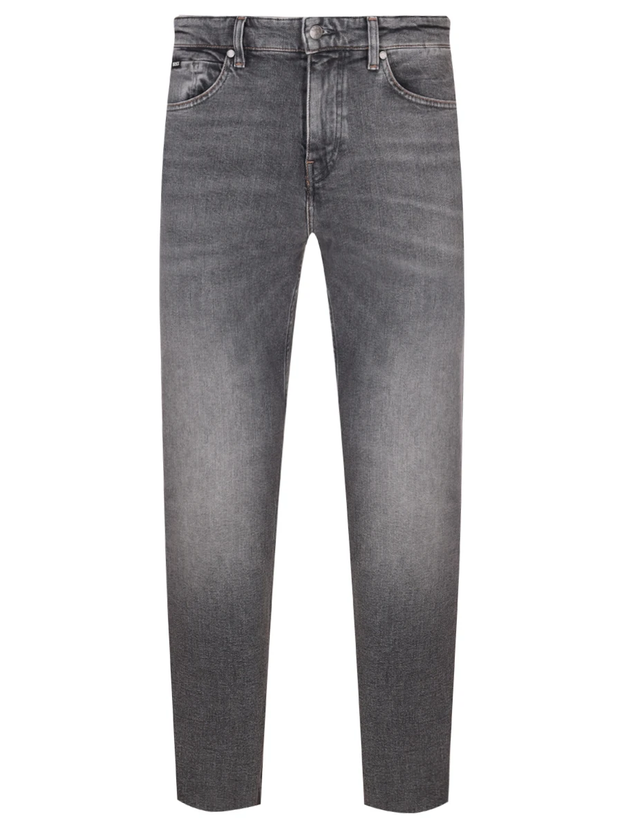 Джинсы Regular Fit хлопковые BOSS 50533154/014 Серый 
