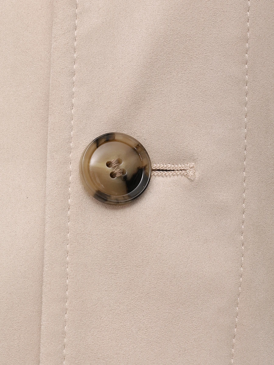 Рубашка Relaxed Fit однотонная BOSS 50535666/131 Бежевый  Фото 6