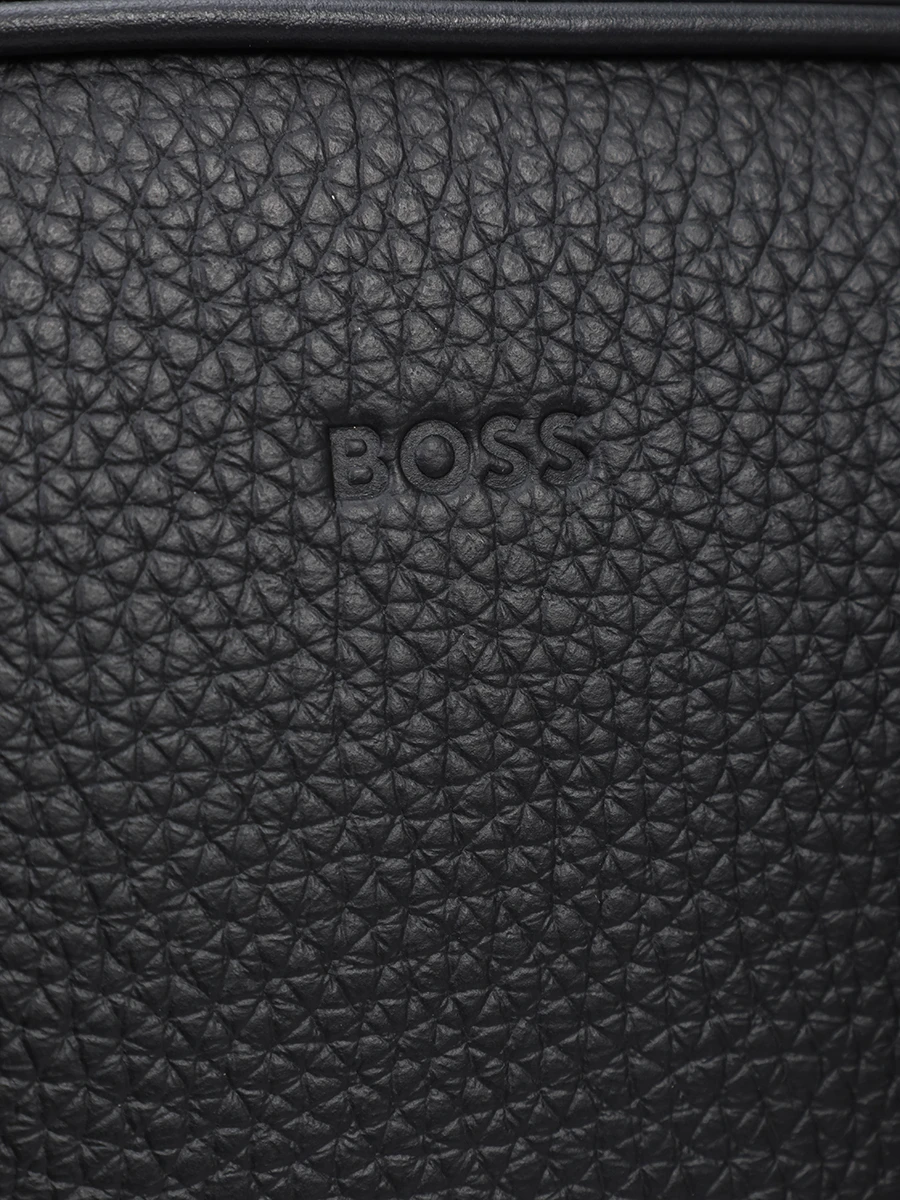 Сумка кожаная BOSS 50536146/001 Черный  Фото 5