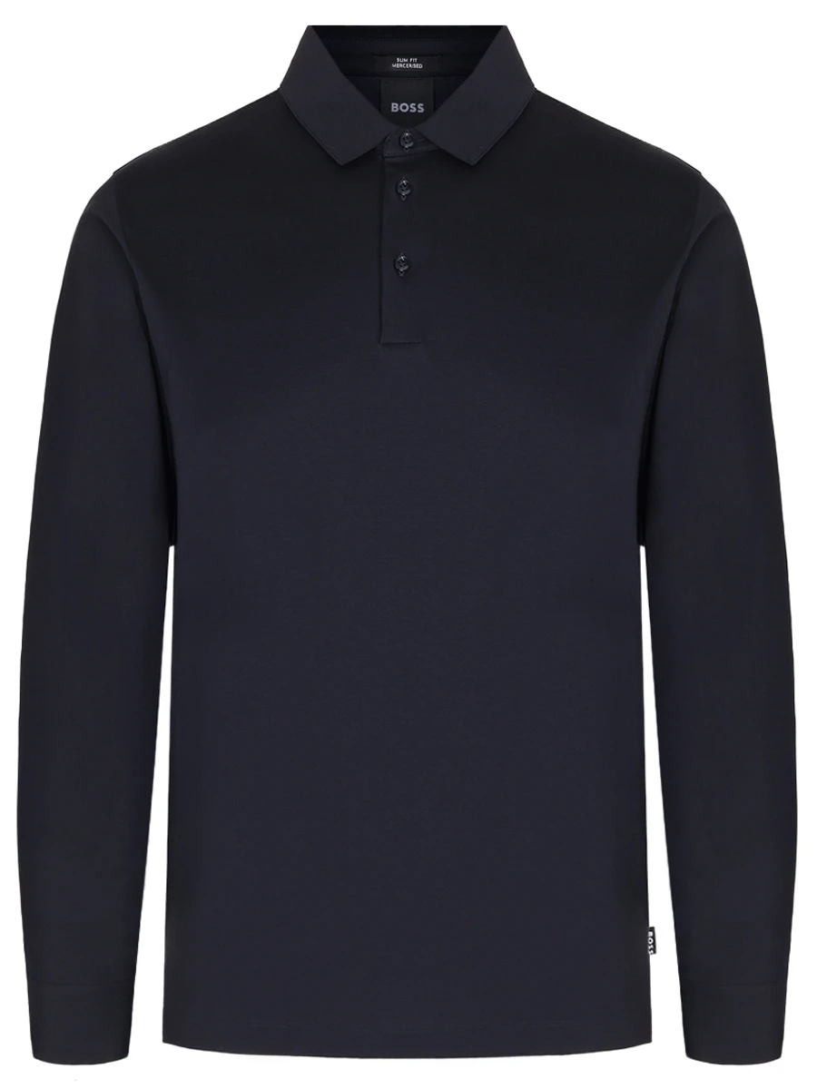 

Поло Slim Fit хлопковое, Синий, 50533572/404