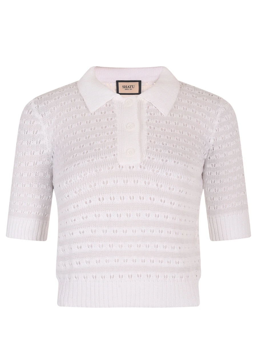 Поло хлопковое SHATU SH3425_Т73 Белый 