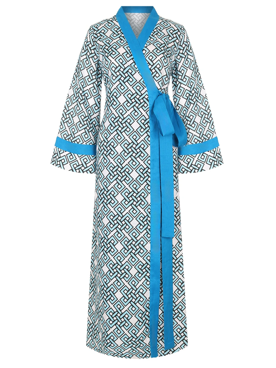 

Туника льняная, Голубой, S25.TUN.083.4000.1004P/405