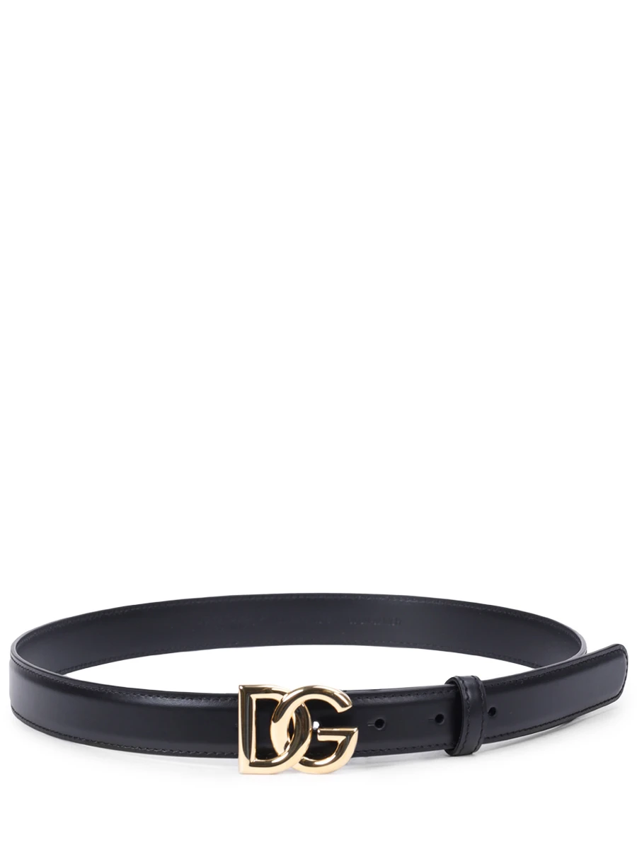 Ремень кожаный DOLCE & GABBANA BE1447 AW576 80999 Черный  Фото 2