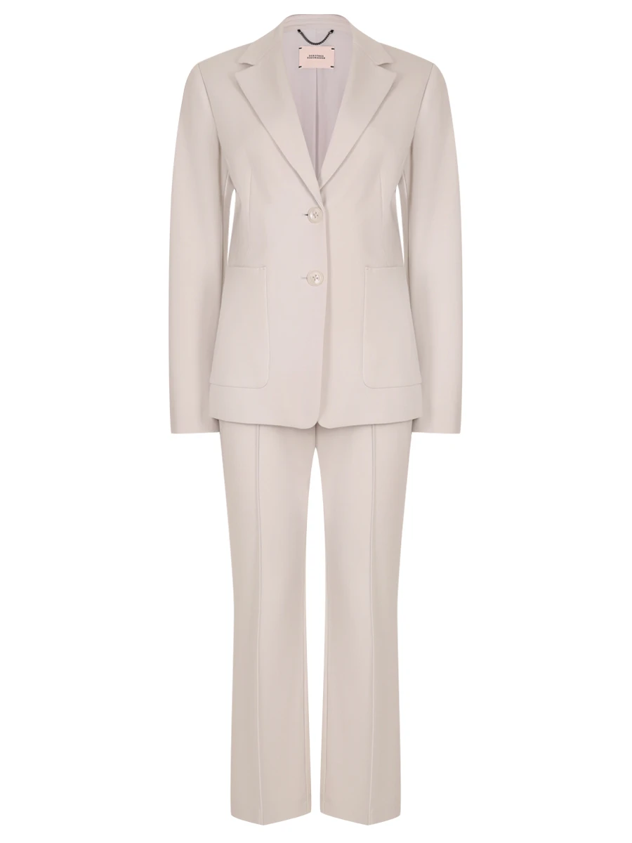 Костюм из вискозы DOROTHEE SCHUMACHER 948012/948023 908 Серый 