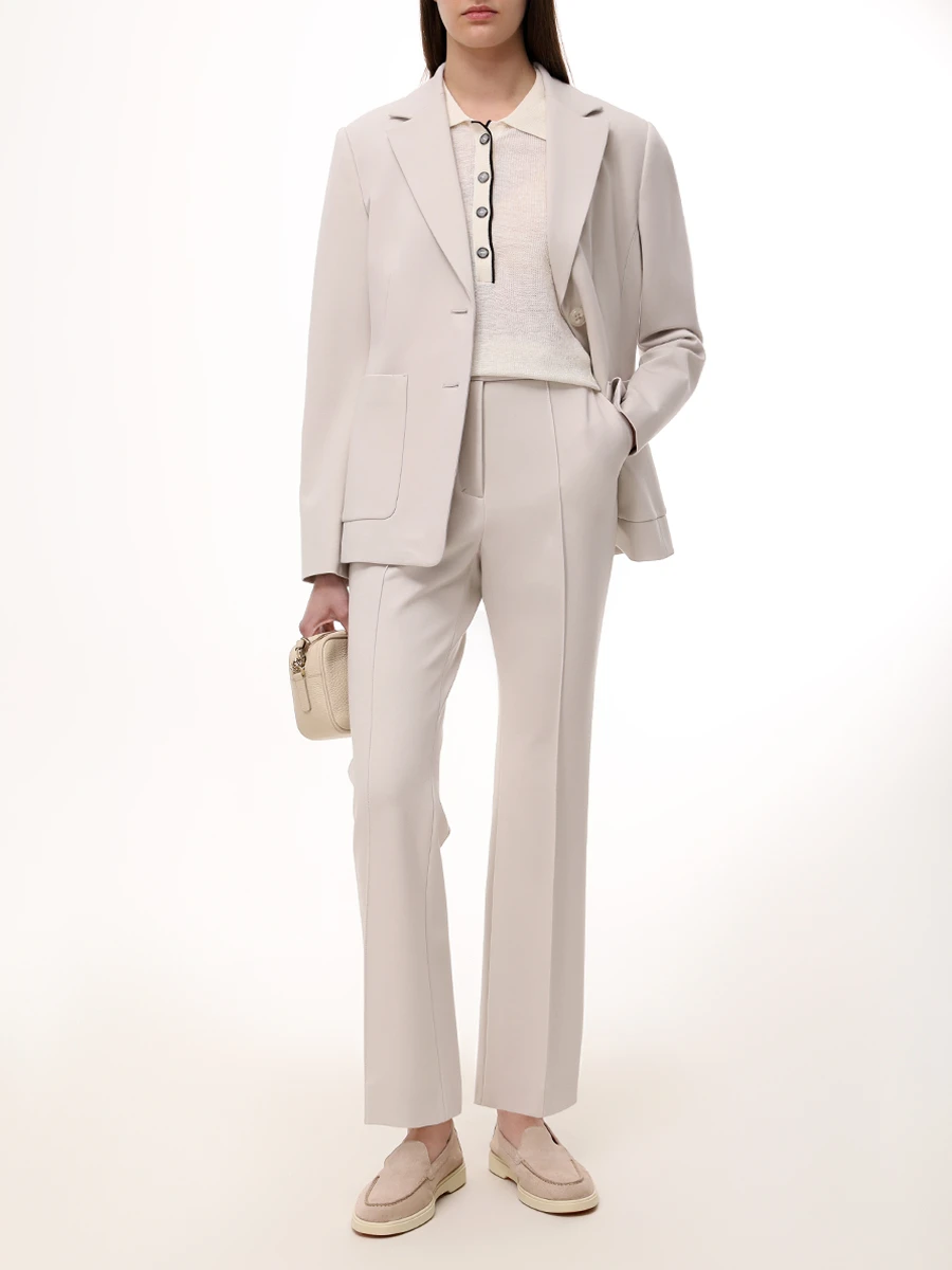 Костюм из вискозы DOROTHEE SCHUMACHER 948012/948023 908 Серый  Фото 2