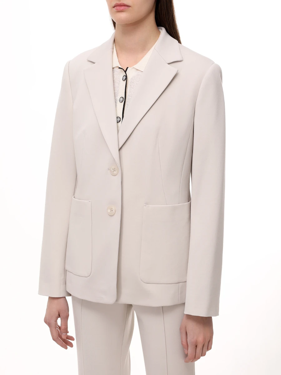 Костюм из вискозы DOROTHEE SCHUMACHER 948012/948023 908 Серый  Фото 4