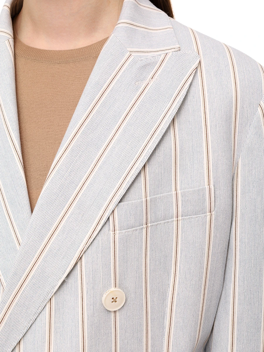 

Пиджак хлопковый, Голубой, FD3495/GRAYB