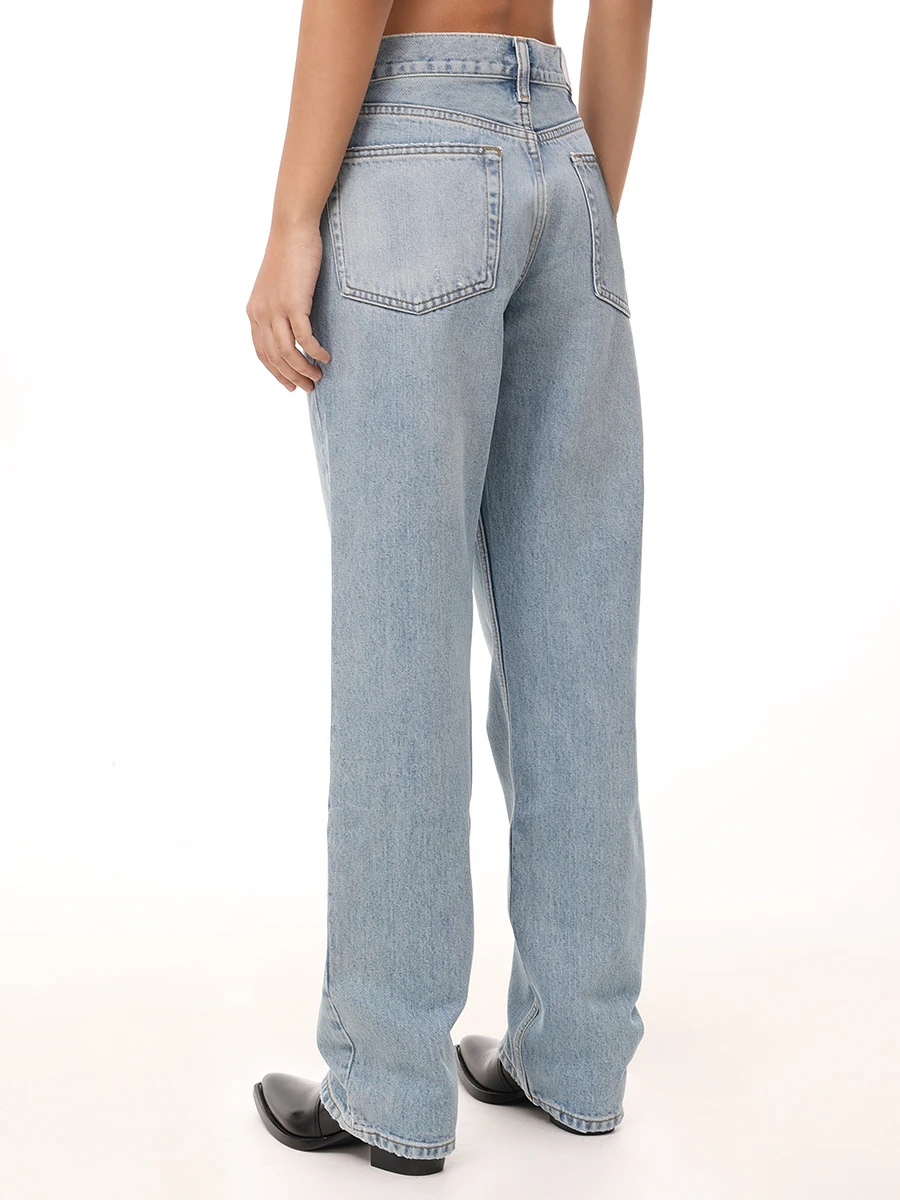 Джинсы хлопковые REDONE 141-03WESYSTR Голубой  Фото 3