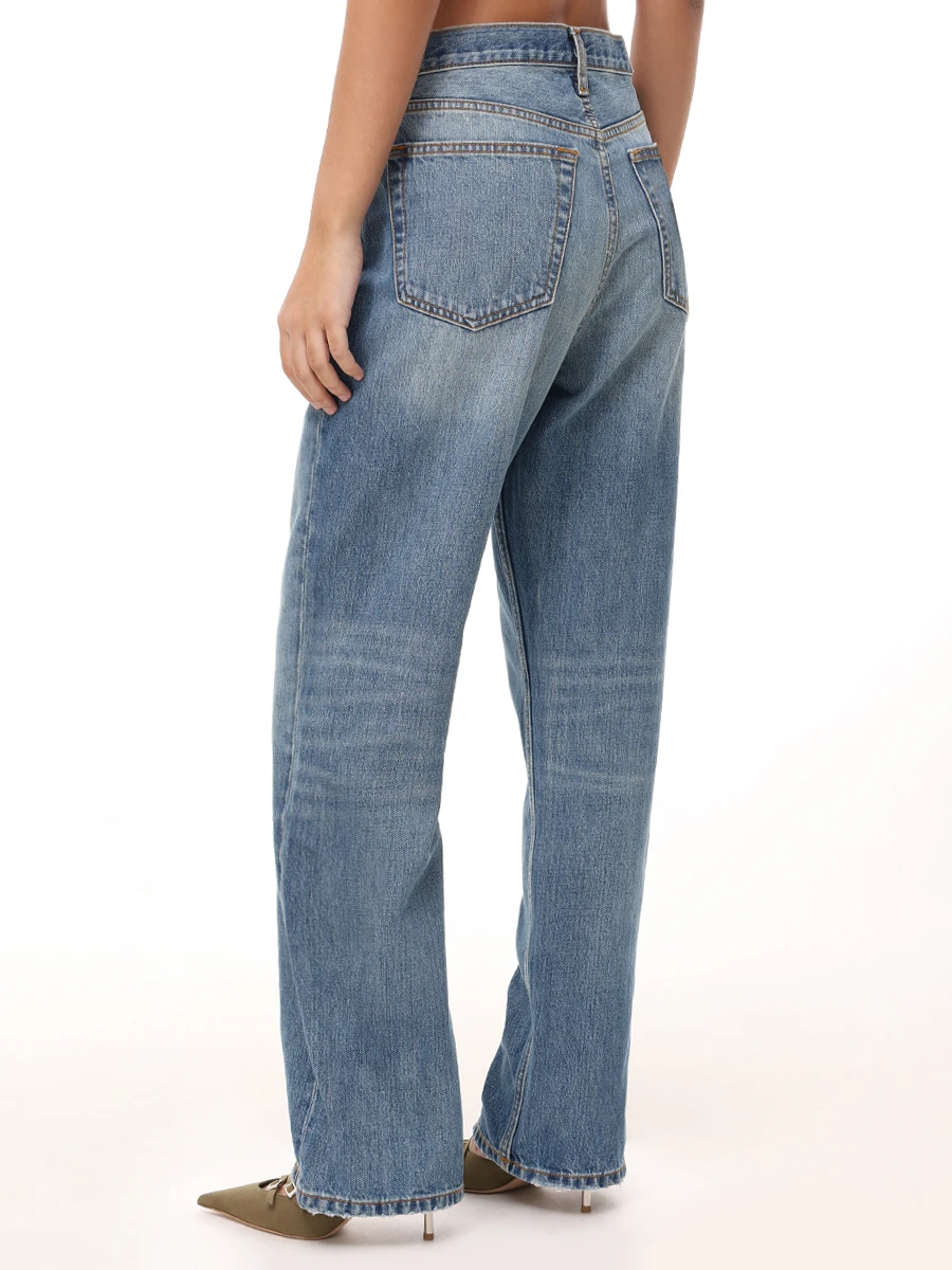 Джинсы хлопковые REDONE 148-03WSTANRD Синий  Фото 3