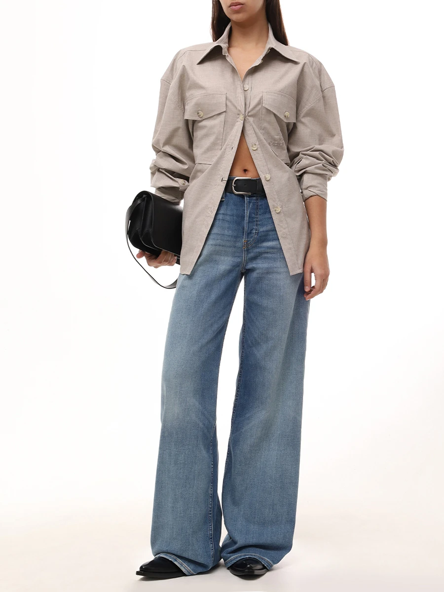 Джинсы хлопковые REDONE 150-03WMRWDLG Голубой  Фото 2