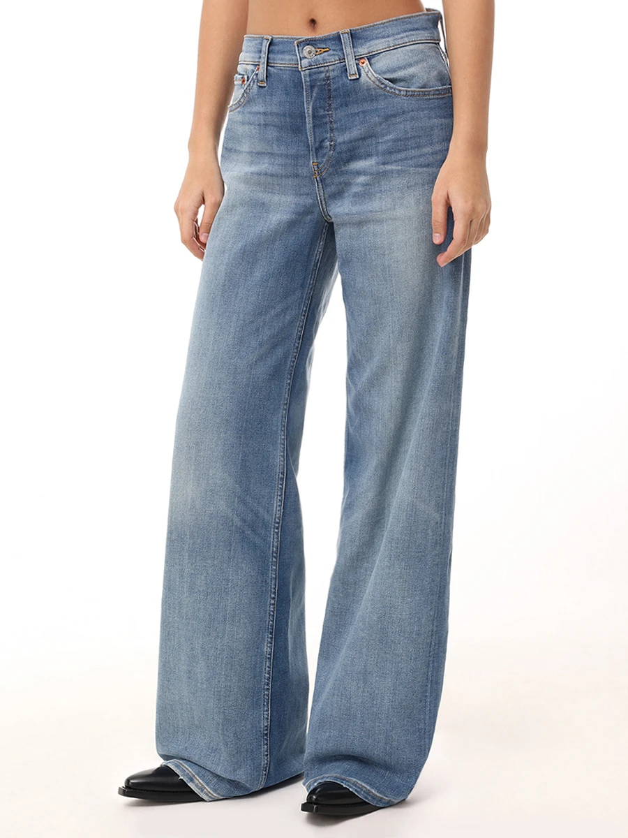 Джинсы хлопковые REDONE 150-03WMRWDLG Голубой  Фото 4