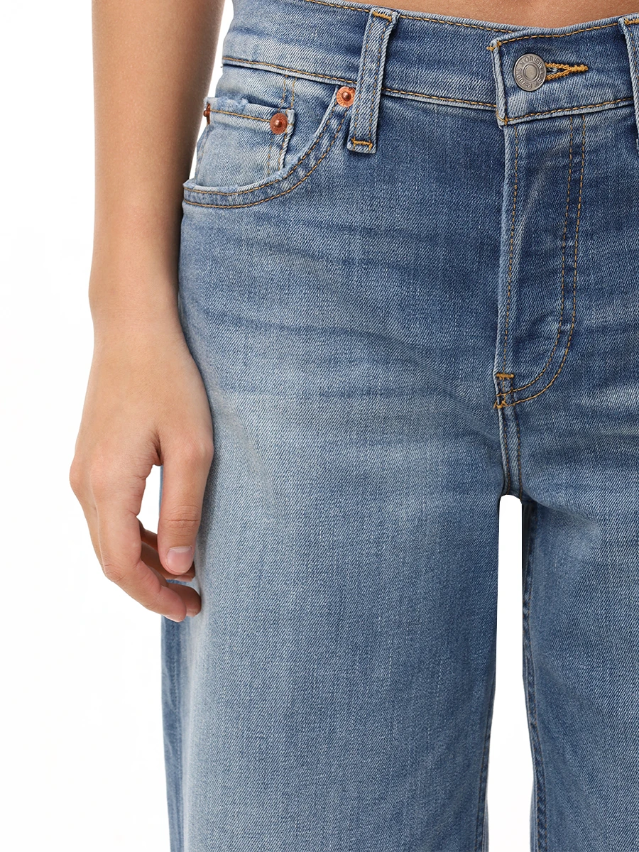 Джинсы хлопковые REDONE 150-03WMRWDLG Голубой  Фото 5