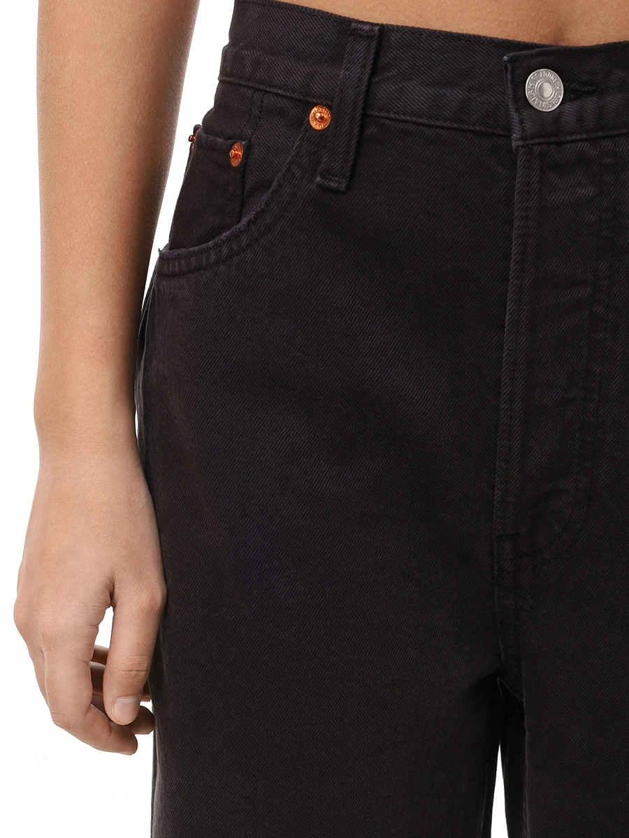 Джинсы хлопковые REDONE 184-3WHRL/D Черный  Фото 5