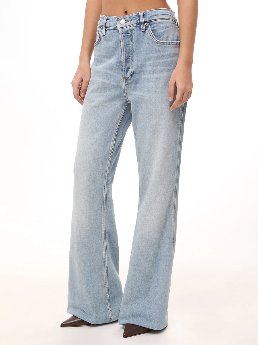 

Джинсы хлопковые, Голубой, 190-03WRIDJEN Светло