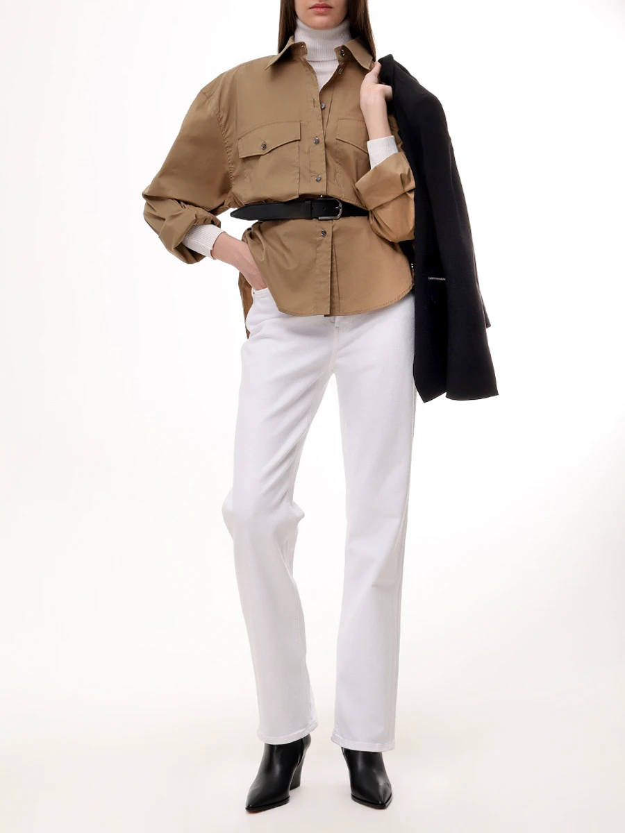 Джинсы хлопковые REDONE 193-3WHRL Белый  Фото 2