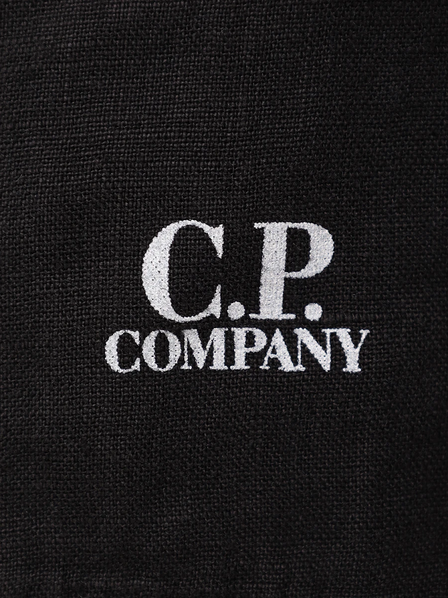 Рубашка льняная CP COMPANY 18CMSH250A005415G 999 Черный  Фото 6