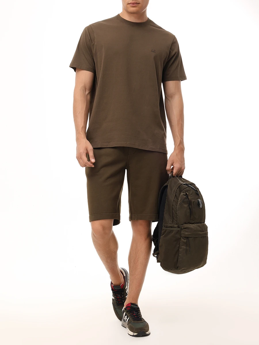 Шорты хлопковые CP COMPANY 18CMSB101B-110044G/683 Зеленый  Фото 2