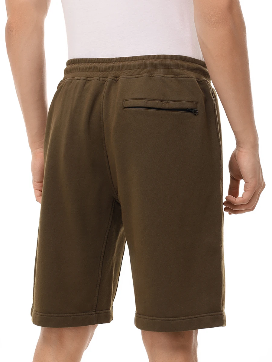 Шорты хлопковые CP COMPANY 18CMSB101B-110044G/683 Зеленый  Фото 3