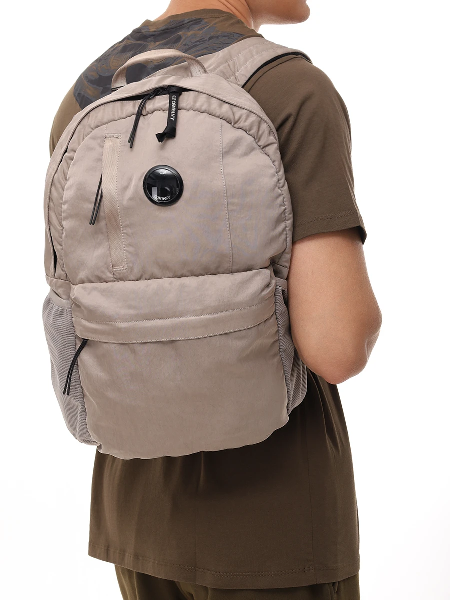 Рюкзак текстильный CP COMPANY 18CMAC303A-005269G/327 Бежевый  Фото 2