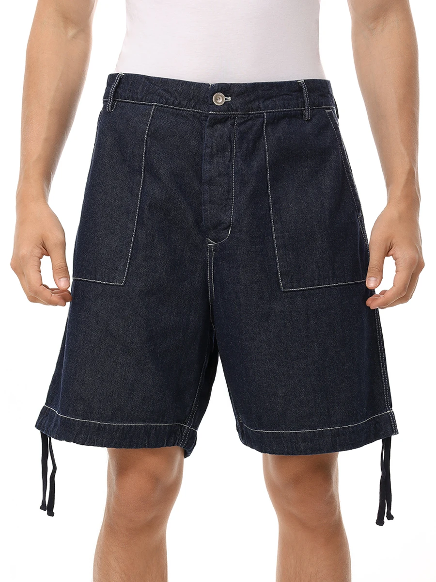 Шорты Loose Fit джинсовые CP COMPANY 18CMBE158A-110295W/D08 Синий  Фото 4