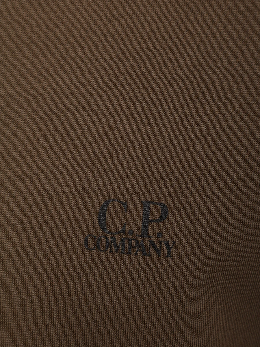 Футболка хлопковая CP COMPANY 18CMTS030A-005100W/683 Зеленый  Фото 6