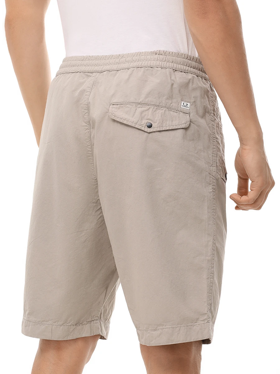 Шорты хлопковые CP COMPANY 18CMBE060A-006475G/327 Хаки  Фото 3