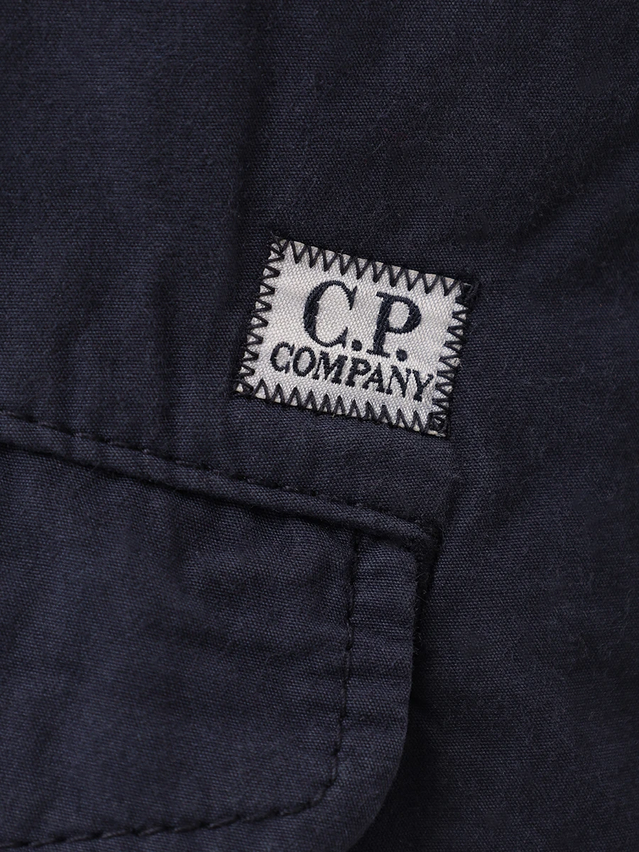 Брюки-карго хлопковые CP COMPANY 18CMPA059A-006475G/891 Синий  Фото 6