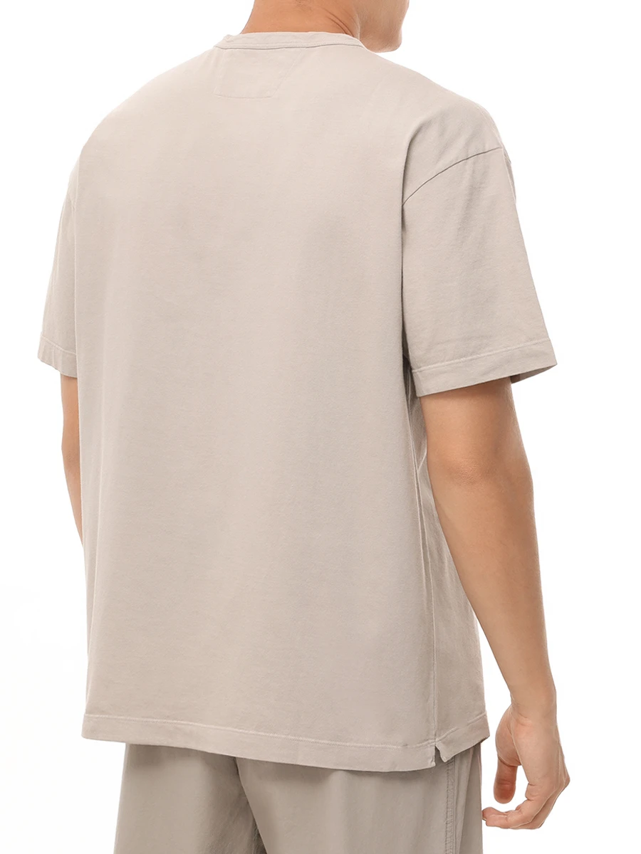 Футболка хлопковая CP COMPANY 18CMTS179A-005697G/327 Бежевый  Фото 3