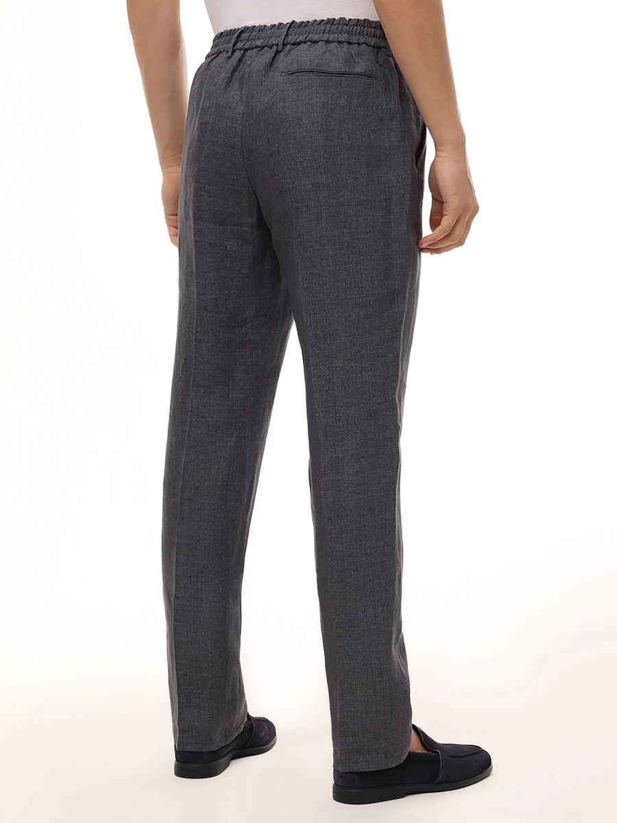 

Брюки льняные, Серый, LM104_SMOKE_SPIAGGIA 20