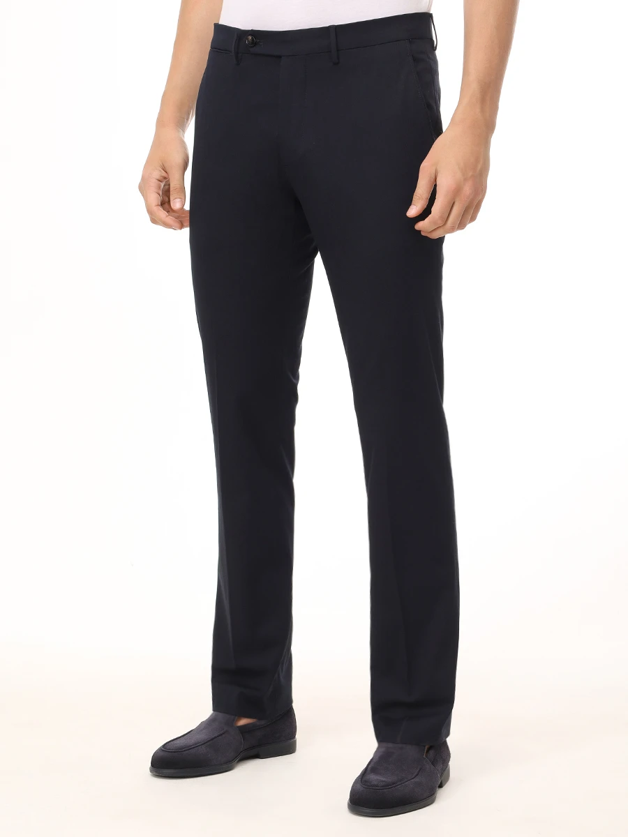 Брюки хлопковые BERWICH DG1730X_NAVY_SC/1 Темно- Синий  Фото 4