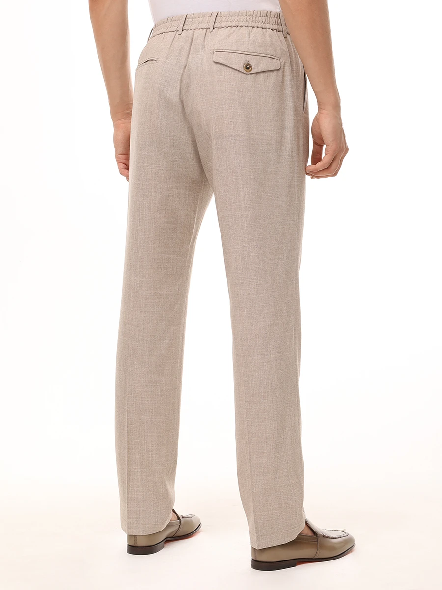 Брюки шерстяные BERWICH LP184U_BEIGE/BERTO Бежевый  Фото 3