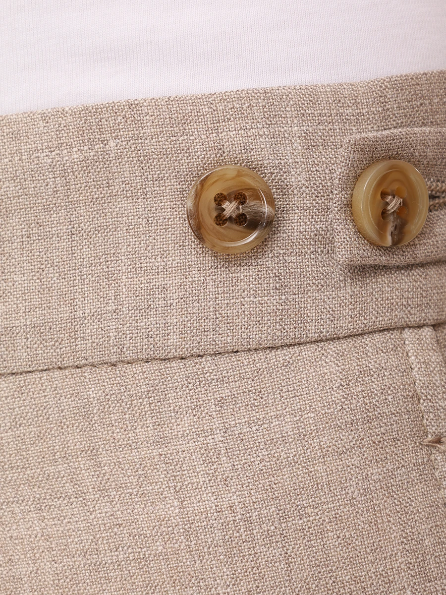 Брюки шерстяные BERWICH LP184U_BEIGE/BERTO Бежевый  Фото 6