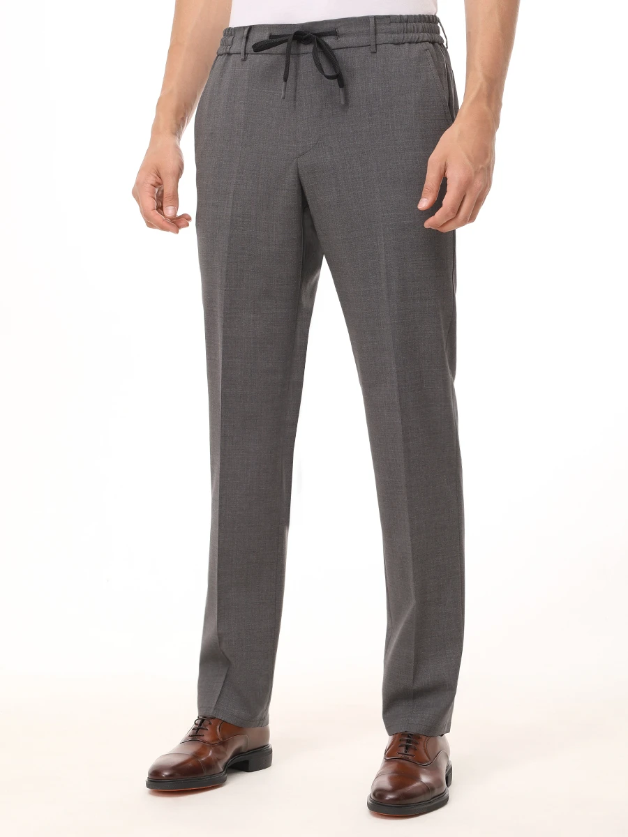 

Брюки шерстяные, Серый, FA1755X_SMOKE_SPIAGGIA 20 Темно-