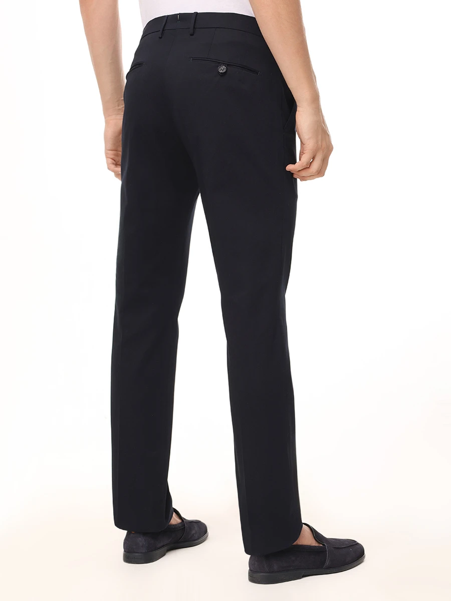 Брюки хлопковые BERWICH CV100BX_NAVY_SC/1 Темно- Синий  Фото 3