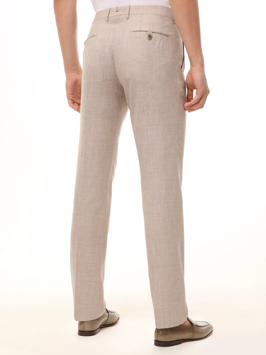 Брюки шерстяные BERWICH LP184U_BEIGE_SC/1 Бежевый  Фото 3